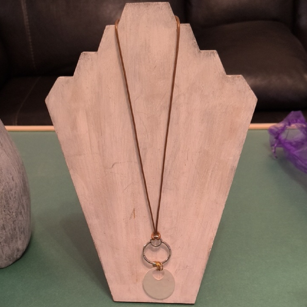 Premier Gold and Silver Pendant Necklace